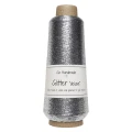 Nić metalizowana Go Handmade Glitter "deluxe" / srebro