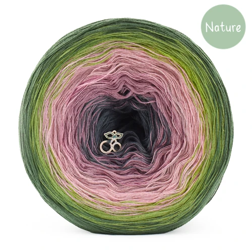 KOKONEK Nature NT38 - Jodła/pesto/malinowy róż/blady fiolet/ciemny szary