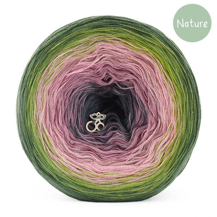 KOKONEK Nature NT38 - Jodła/pesto/malinowy róż/blady fiolet/ciemny szary