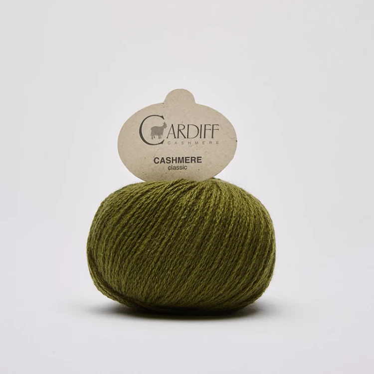 Włóczka Cardiff Cashmere Classic 543 / jungle / mech