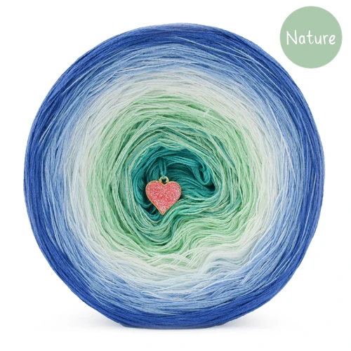 KOKONEK Nature NT50 - Szafir/niebieski/błękit/lody pistacjowe/mięta/szmaragd