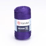Sznurek poliestrowy YarnArt Macrame XL 3mm 167 / fiolet