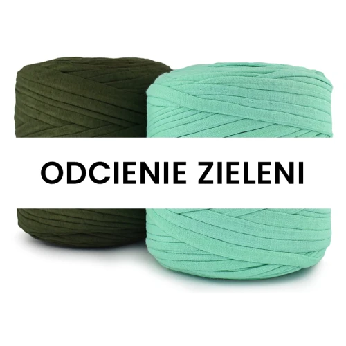 T-shirt Yarn Cotton Spaghetti / odcienie zieleni