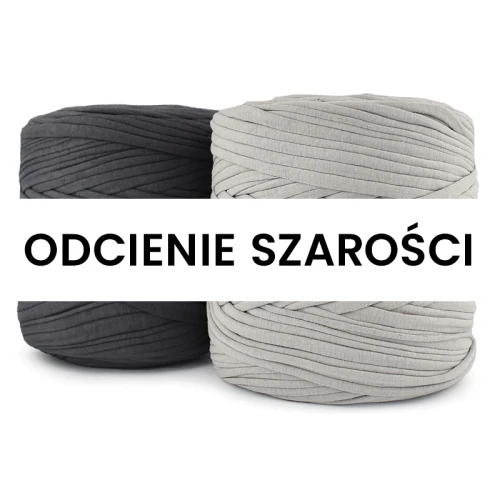 T-shirt Yarn Cotton Spaghetti / odcienie szarości