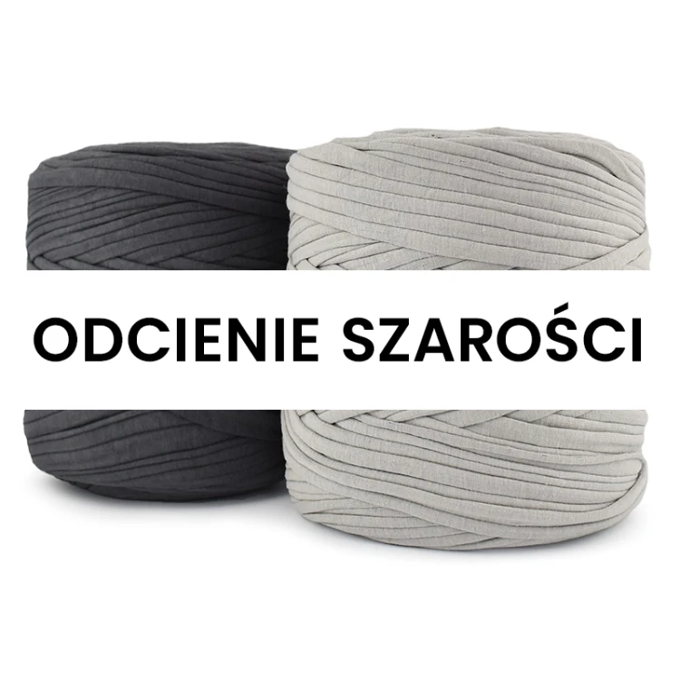 T-shirt Yarn Cotton Spaghetti / odcienie szarości