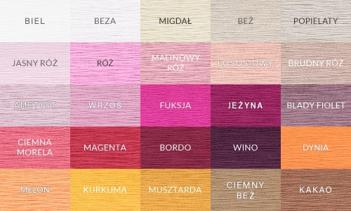 Wzornik przędzy Nature - PEŁNY