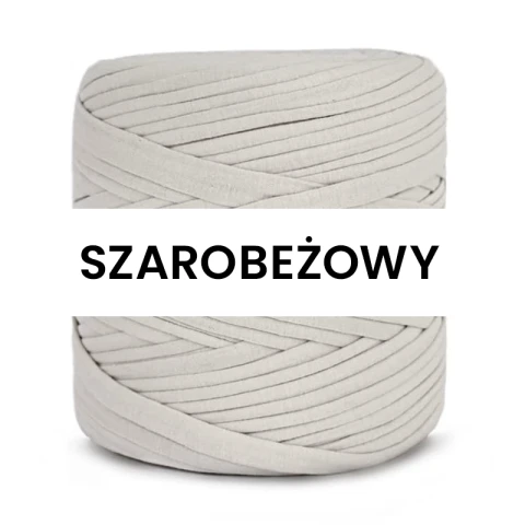 T-shirt Yarn Cotton Spaghetti / szarobeżowy