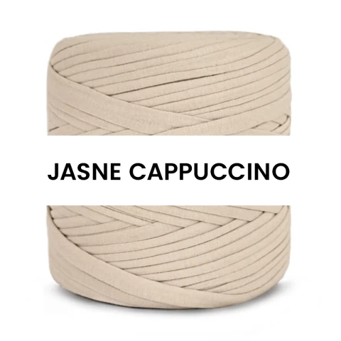 T-shirt Yarn Cotton Spaghetti / jasne cappuccino