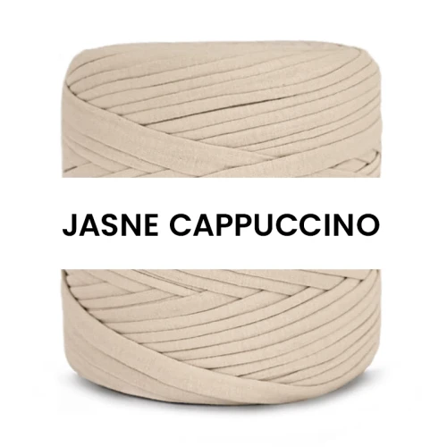 T-shirt Yarn Cotton Spaghetti / jasne cappuccino