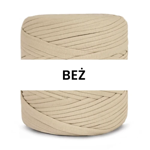 T-shirt Yarn Cotton Spaghetti / beż