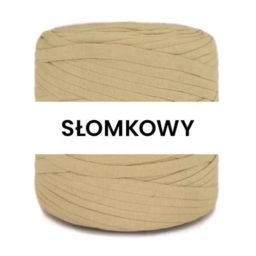 T-shirt Yarn Cotton Spaghetti / słomkowy
