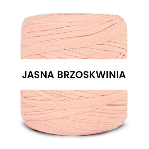 T-shirt Yarn Cotton Spaghetti / jasna brzoskwinia