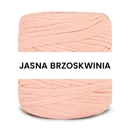 T-shirt Yarn Cotton Spaghetti / jasna brzoskwinia