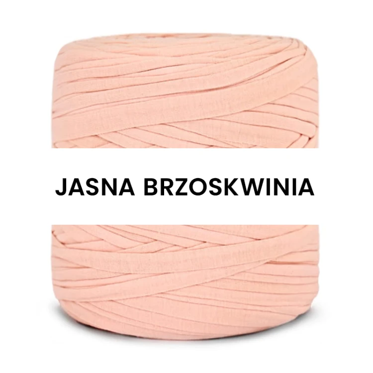 T-shirt Yarn Cotton Spaghetti / jasna brzoskwinia