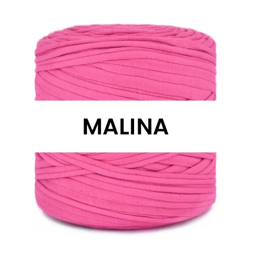 T-shirt Yarn Cotton Spaghetti / malina