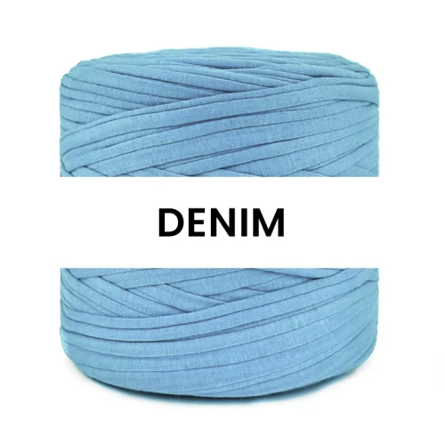 T-shirt Yarn Cotton Spaghetti / denim