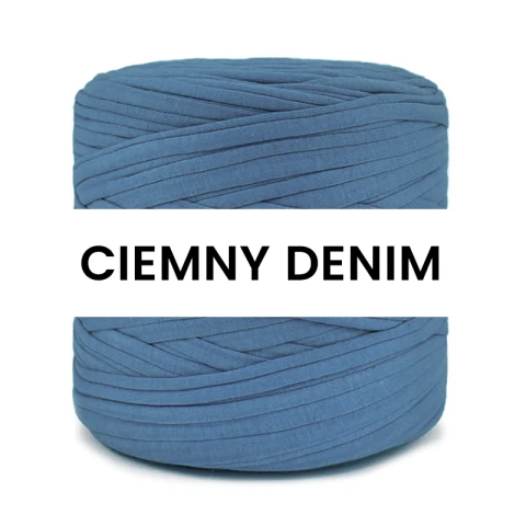 T-shirt Yarn Cotton Spaghetti / ciemny denim