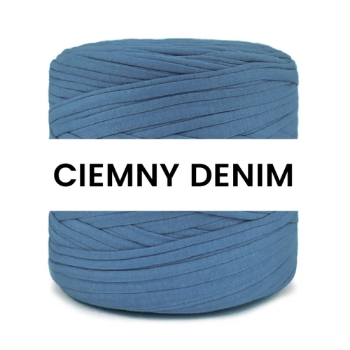 T-shirt Yarn Cotton Spaghetti / ciemny denim