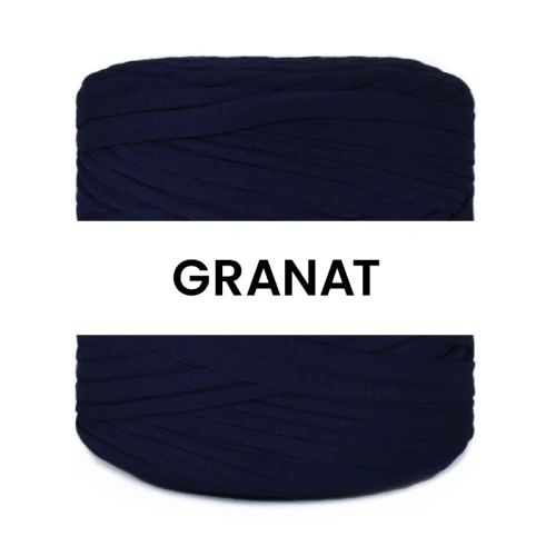 T-shirt Yarn Cotton Spaghetti / granat