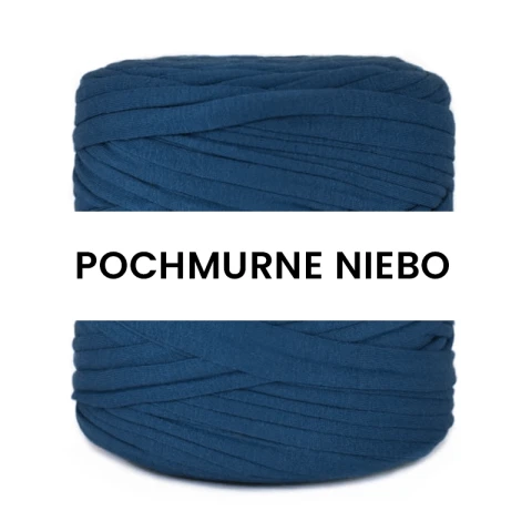 T-shirt Yarn Cotton Spaghetti / pochmurne niebo