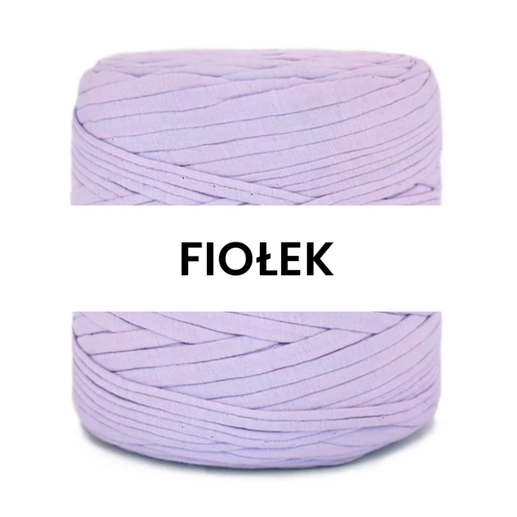 T-shirt Yarn Cotton Spaghetti / fiołek