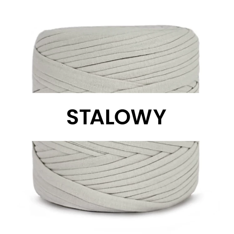 T-shirt Yarn Cotton Spaghetti / stalowy