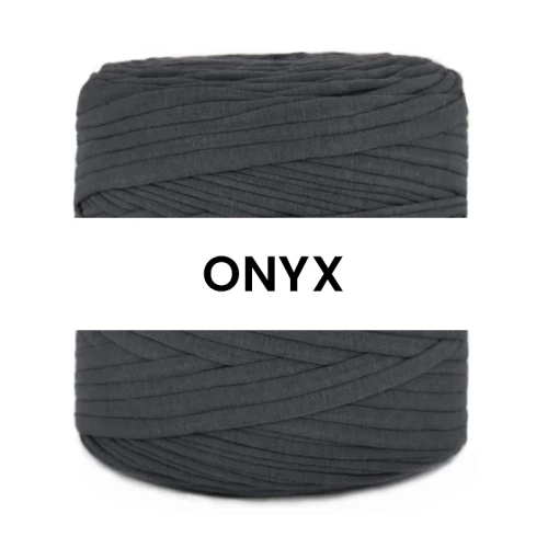 T-shirt Yarn Cotton Spaghetti / onyx