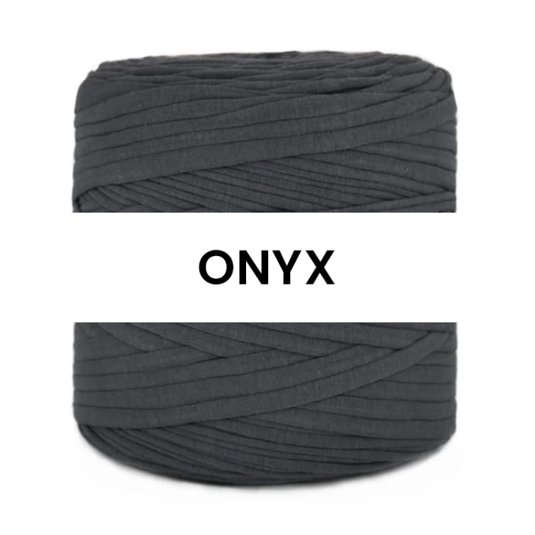 T-shirt Yarn Cotton Spaghetti / onyx