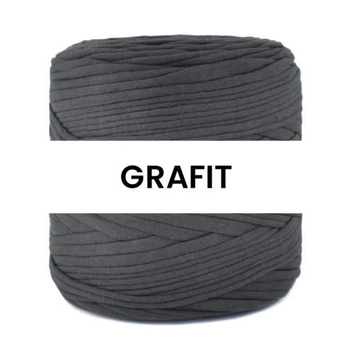 T-shirt Yarn Cotton Spaghetti / grafit