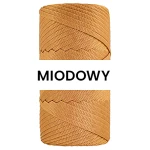 Sznurek polipropylenowy płaski PP Ribbon 4mm 049 / miodowy