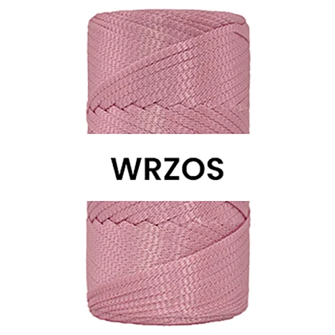 Sznurek polipropylenowy płaski PP Ribbon 4mm 090 / wrzos