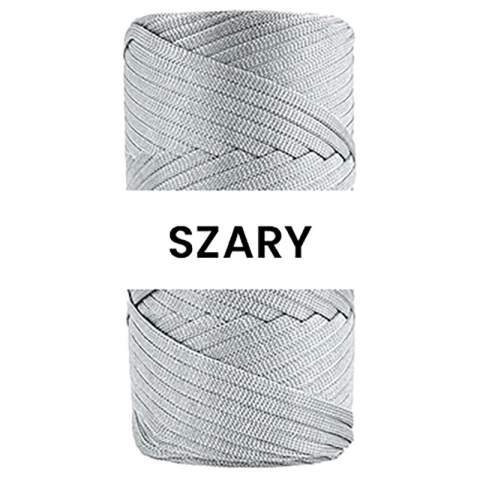 Sznurek polipropylenowy płaski PP Ribbon 4mm 060 / szary