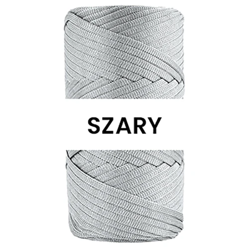Sznurek polipropylenowy płaski PP Ribbon 4mm 060 / szary