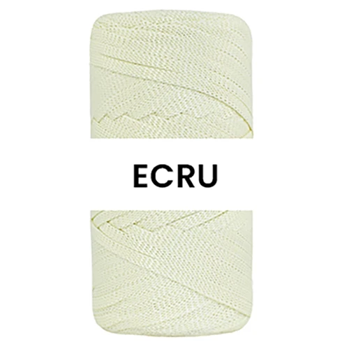 Sznurek polipropylenowy płaski PP Ribbon 4mm 010 / ecru