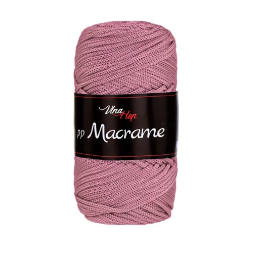 Sznurek poliestrowy Vlna-Hep PP Macrame 2,5mm 4028 / brudny róż