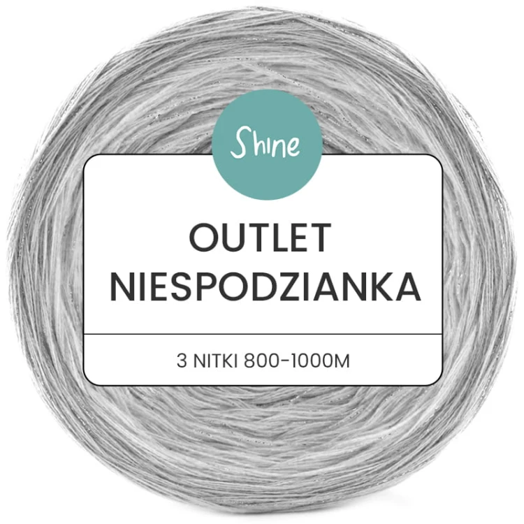 KOKONEK_OUTLET NIESPODZIANKA SHINE CLASSIC 3 nitki 800-1000 WADA