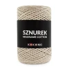 Sznurek Macrame Cotton by KOKONKI 2mm / rolka 200m / jasny beż