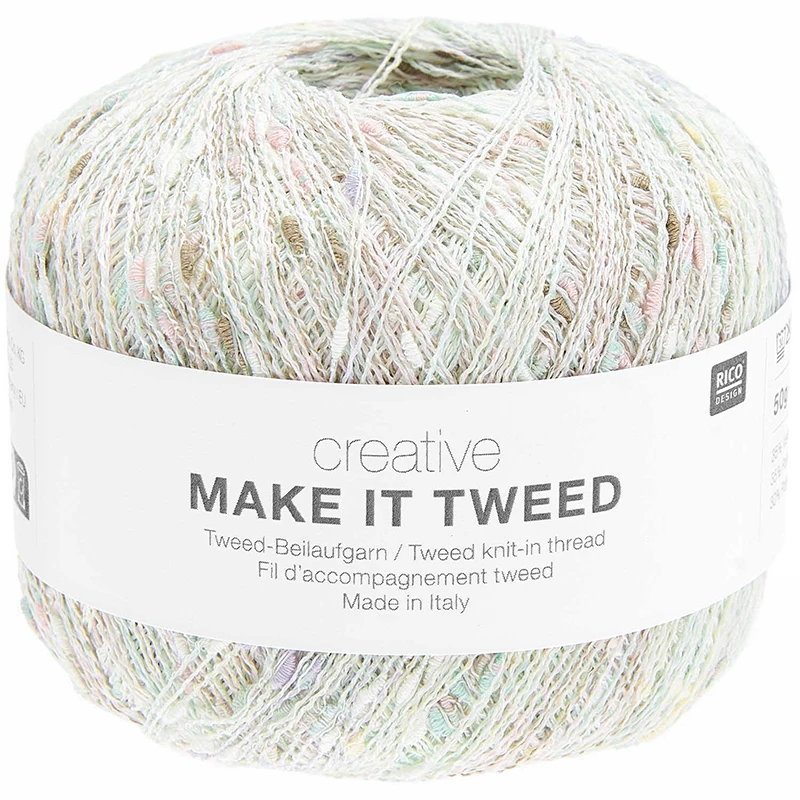 Nić / Włóczka fantazyjna Rico Design Creative Make It Tweed 006 / pastel