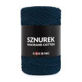 Sznurek Macrame Cotton by KOKONKI 2mm / rolka 200m / granat