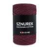 Sznurek Macrame Cotton by KOKONKI 2mm / rolka 200m / wino