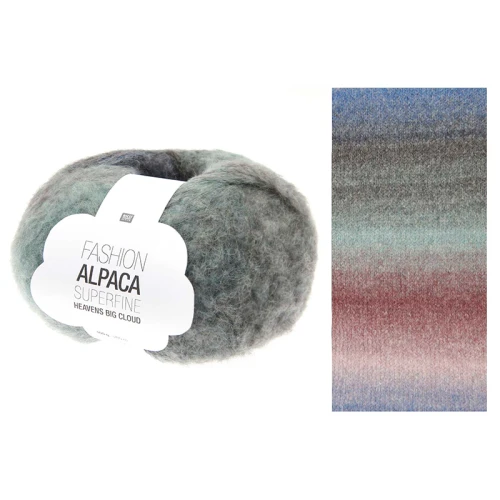 Włóczka Rico Design Fashion Alpaca Superfine Heavens Big Cloud 003 / vibrant