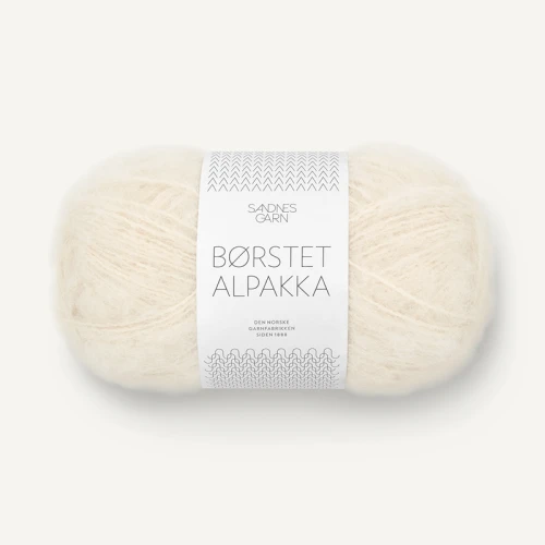 Włóczka Sandnes Garn Borstet Alpakka 1012 / ecru