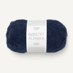 Włóczka Sandnes Garn Borstet Alpakka 5575 / ciemny granat