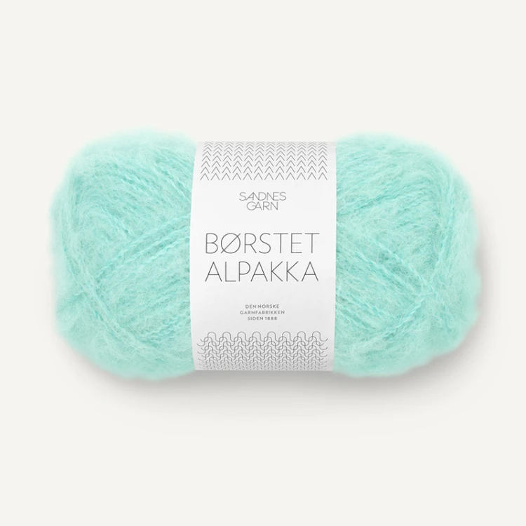 Włóczka Sandnes Garn Borstet Alpakka 7213 / aqua