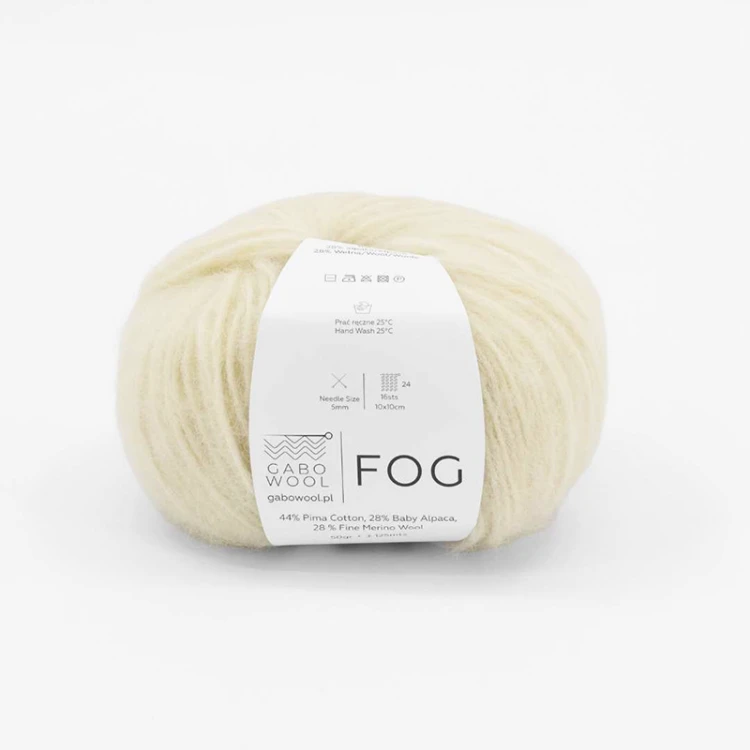 Włóczka Gabo Wool Fog 6105 / waniliowy