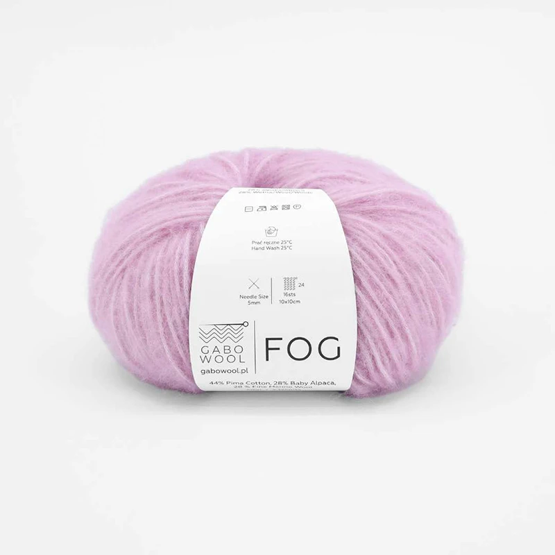 Włóczka Gabo Wool Fog 6159 / brudny róż