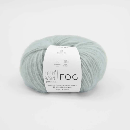 Włóczka Gabo Wool Fog 6918 / pastelowa szałwia