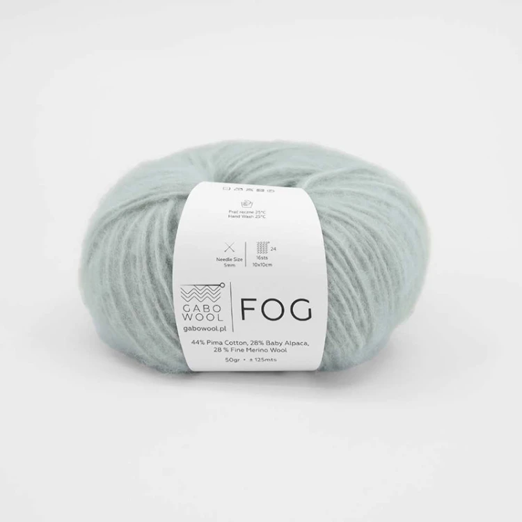 Włóczka Gabo Wool Fog 6918 / pastelowa szałwia