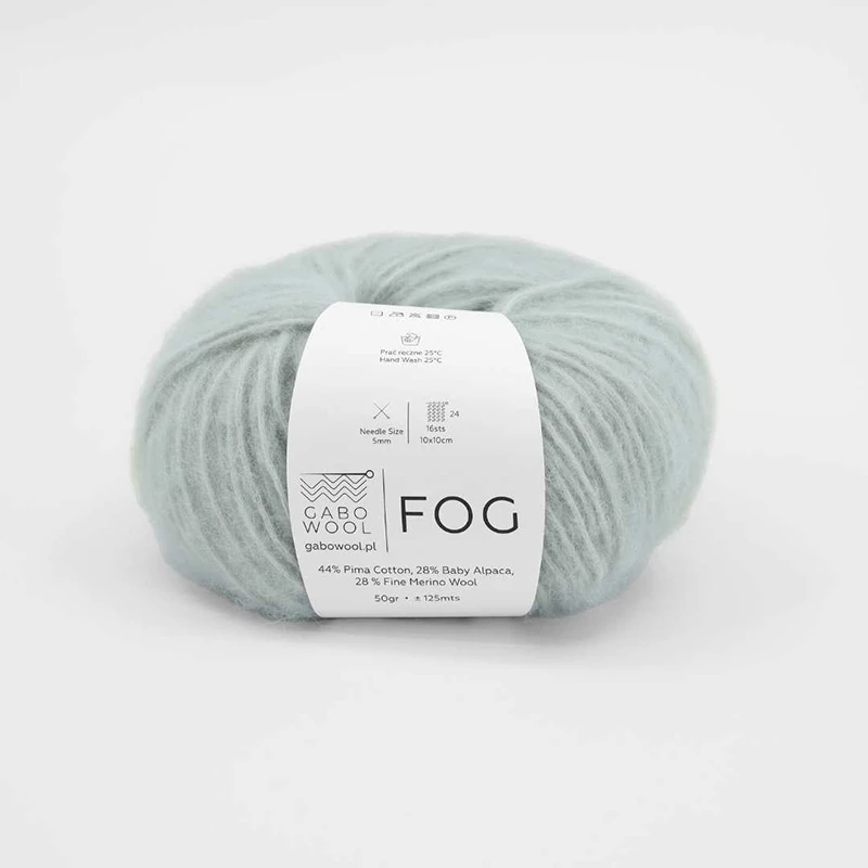 Włóczka Gabo Wool Fog 6918 / pastelowa szałwia