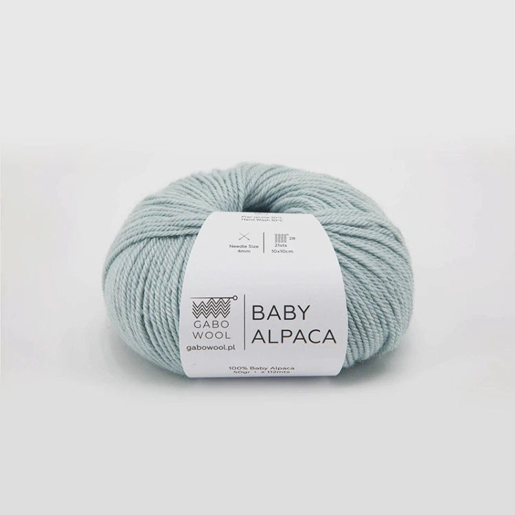 Włóczka Gabo Wool Baby Alpaca AZ8117 / akwamaryna